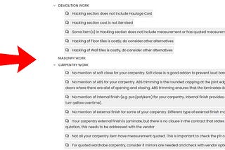 Ar Renovation Quotation Checker