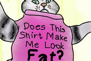 Yes, that shirt makes you look fat.