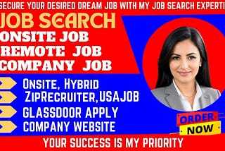 I will search and apply jobs, job search, job application, apply to jobs, remote jobs