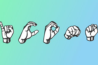The iconography of American Sign Language