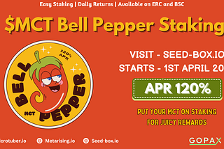 Bell Pepper Staking — The Next Big Opportunity on Seed-Box.io!