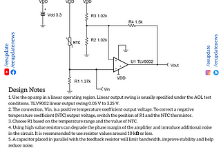 Temperature Sensing with NTC Circuit