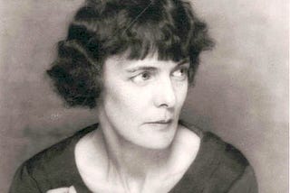 Writer H. D. in 1922