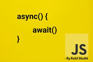 Async Await in Javascript
