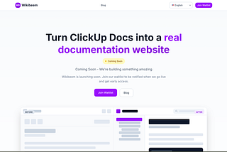 How I Built Wikibeem: Turning ClickUp Docs into Professional Documentation Sites