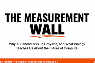 AI Isn’t Hitting a Scaling Wall. It’s Hitting a Measurement Wall.