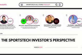 SportsTech Allstars for March: The Investor Perspective