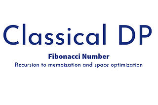 Fibonacci Number: From recursion to memoization and ultimately space-optimized solution