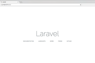 Create your first Laravel project!