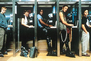 A promotional image from the film Hackers.
