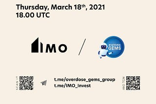 AMA with IMO and OverDose Gems