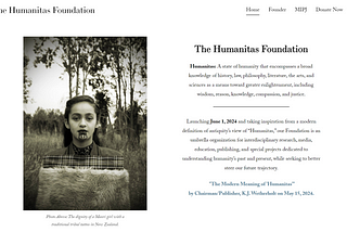 The Modern Meaning of “Humanitas” —  and the Introduction of The Humanitas Foundation