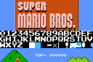 There Never Was An “NES Font,” Your Memories Are A Lie.