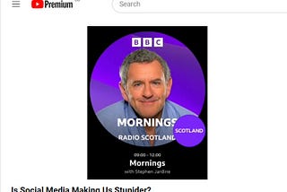 Are we getting stupider because of #SocialMedia?