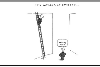 Make Sure Your Ladder Is On the Right Wall