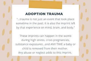 Adoption and Intergenerational Trauma