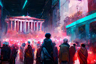 In the districts of Artemis: The Colonnade District