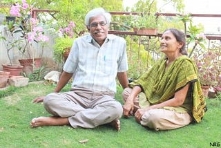 Varsha and Sudhir Gala — Growing their own food.