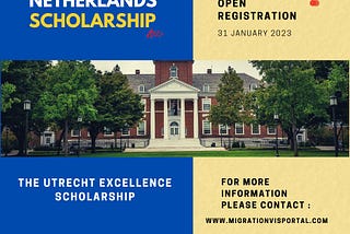 Apply for The Utrecht Excellence Scholarship (UES) in the Netherlands