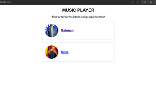 Create A Music Player App using Django