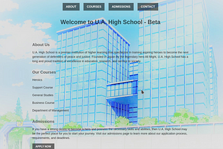 U.A. High School CTF