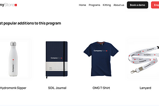 Leveraging E-commerce Websites for Corporate Brand Merchandise and Reward Programs