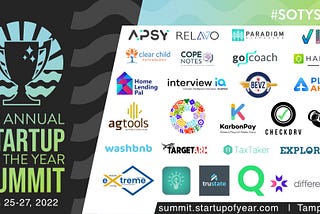 Announcing the First Batch of Startups Headed to Tampa for Startup of the Year