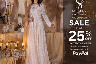 25% Flat sale By Shireen Lakdawala