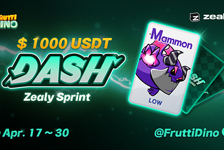 Frutti Dino Dash Major Update Giveaway on Zealy