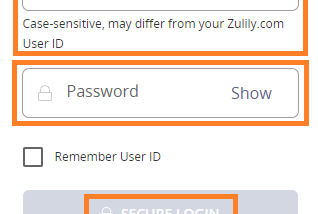 zulily Credit Card login