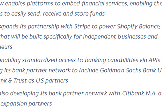 Stripe making conventional banks replaceable