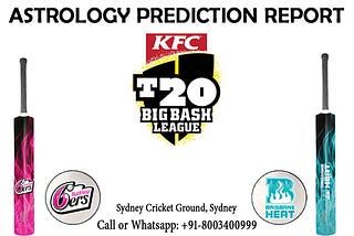 Sydney Sixers and Brisbane Heat Today Match Prediction