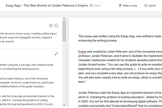 Essay App — The New Branch of Jordan Peterson’s Empire