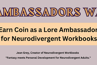 Are you Neurodivergent, a Writer, a Fantasy Fiction lover, and want to earn some extra cash?