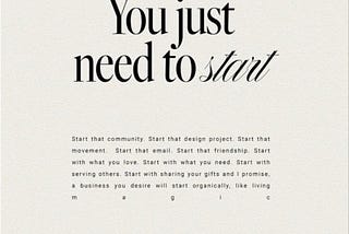 This Is Your Sign To Start Your Business Idea