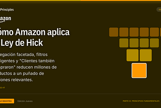 Cómo Amazon aplica la Ley de Hick