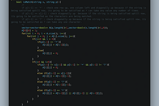 Wildcard Matching using C++