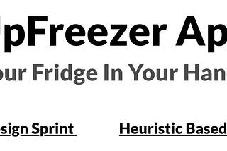 UpFreezer App (Your Fridge In Your Hand) | 40 Min.