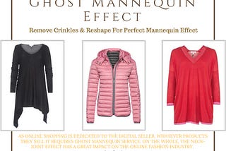 How to edit ghost mannequin effect: