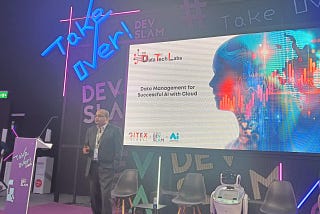 Dr. Amit Andre while delivering speech at Gitex 2022