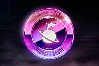 OnePlanet Pioneer Badge