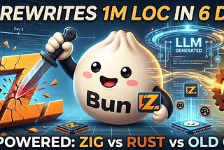 Bun Just Rewrote a Million Lines of Code in 6 Days — and an LLM Did Most of It