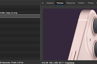 “Compression Algorithm” for iPhone 13’s product page