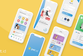 UI/UX Case Study: Pet.id (Pet Care App)