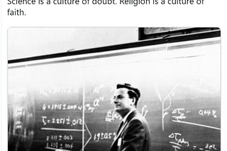 Feynman, la scienza e la religione