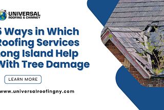 5 Ways in Which Roofing Services Long Island Help With Tree Damage