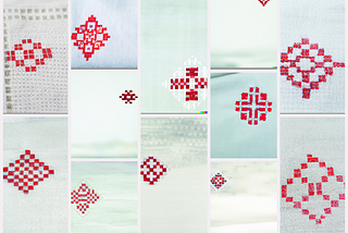 Reading AI Family Resemblances using Cross-Stitch Patterns