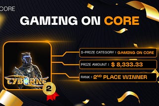 OmniaVerse Takes the Gaming World by Storm with Multiple Wins at Core S-Prizes