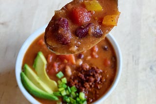 Savory 3-Bean Chili