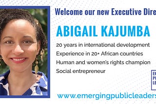 Emerging Public Leaders appoints Abigail Kajumba as new Executive Director